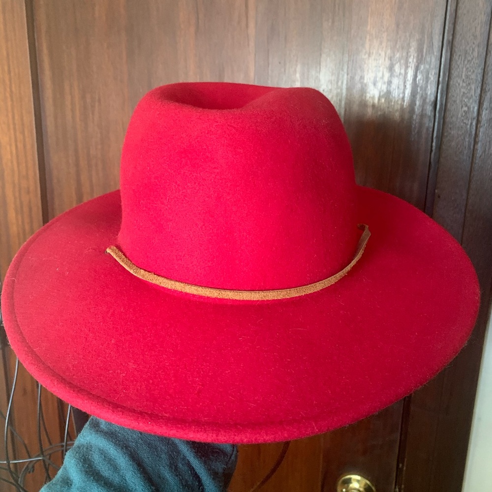 Brixton red hat. NWT